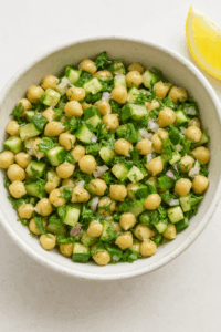 Chickpea and Cucumber Salad
