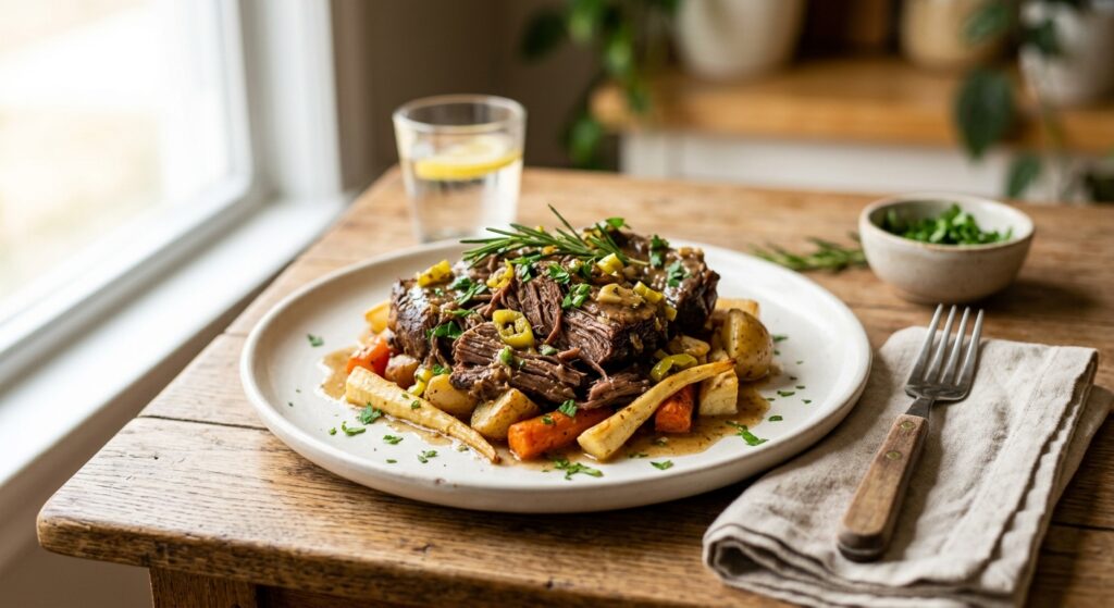 Instant Pot Mississippi Pot Roast