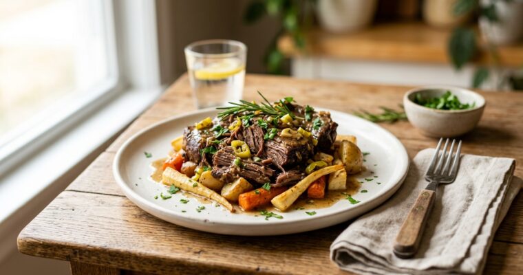 Instant Pot Mississippi Pot Roast